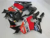 Gratis 7 gåvor Fairing Kit för Honda CBR900RR 2002 2003 Red Black Fairings Set CBR 954RR 02 23 OT49