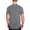 Tasarımcı Spor Kıyafetleri Fitness Tişörtlü Erkek Moda Genişlet Hip Hop Yaz Kısa Kollu T-Shirt Pamuk Vücut Geliştirme Köpekbalığı All Matchers