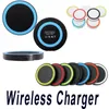 Universal Circle Wireless Charger Qi Pad Ładowanie wysokiej jakości do krawędzi S7 S6 Edge Plus Note 5