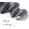 3PC T 1B Dark Grey Ombre Human Hair Bundles Two Tone Colored Peruvian Body Wave Virgin Brazilian Malaysian Indian Hair Extensions