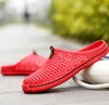 Summer couples candy color hole hole shoes Breathable beach shoes Sandals slippers