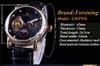 Forsining Fashion Luxury Lancette luminose Rose Golden Men Orologi Top Brand Tourbillion Diamond Display Orologio meccanico automatico + scatola per orologi