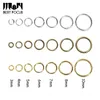DIY Handmade Jewelry Accessories Closed Circle Manual Connection Single Ring Boxed 3 4 5 6 7 8 10mm Mixed Batch 1450 pcs/lot
