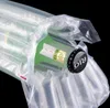 Dhl sf express 32 * 8 cm luftdunnage tasche luftgefüllte schütze wein flasche wrap aufblasbare luftkissensäulen-wickelsäcke mit einer freien pumpe