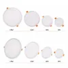 New Acrylic Dimmable Color White RGB Embeded LED Panel Light 6W 9W 18W 24W Downlight Recessed Lights Indoor Lighting With Remote Controller