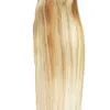 Светлые бразильские волосы человеческие волосы фортепиано цвет p27 / 613 100 г бразильский прямые волосы ткать пучки 100 г/ПК ткать 1 шт.