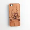 2022 Mode En Bois PC Téléphone Cas Antichoc Pour iPhone 11 12 13 Pro Max Mini Étanche Personnalisé Laser Conception Logo Couverture Arrière Cas