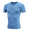 Men comfortable breathable tight-fitting sports shirt