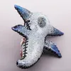 Amazing Design Glass Pipe Starfish Eating Worm Outlook Style For Smoking Handmade Pipes Glass Bong