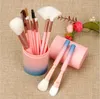 Makeup Brush 12st Pro Gradient Eye Shadow Borsts With Brush Bucket Multifunktion BB Cream Brusher Eyeline Cosmetic Tool1797371