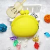 20st Candy Color Mini Coin Bag Cute Coin Purse Silicone Money Bags Wallet 9.5x9cm