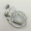 Kolorowe 3,5 mm słuchawki douszne słuchawki z mikrofonem Stereo Stereo Słuchawki dla wszystkich Mobile Android Smart Phone Earbuds i pakowania