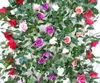 2 pcs Artificial Rose Flor Folha Guirlanda Hera Para Planta Parede Casamento Festa de Casamento Em Casa Escritório Bar Decorativo