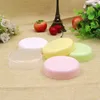 100pcs 10g/20g empty small plastic bottle jars containers with more color for storage,clear cream tin for skin cream nail art
