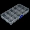 1 PCS comoda scatola di attrezzatura per lo strumento di richiamo della pesca scatola di pesca in plastica con 15 compartimenti intero5944818