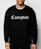 Fashion Mens Felpe Felpe Compton New Autunno Inverno Felpe con cappuccio Hip Hop Streetwear Street Top Abbigliamento in cotone