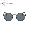 Round Sunglasses Women Anti-Reflective Sun Glasses Alloy frame Pink Vintage Personality Sexy UV400 With Box And Cases