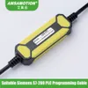 AMSAMOTION Uppgraderad version Kabel USBPPI Lämplig Siemens S7200 PLC Programmering Kabel USBPPI Communication Cable Download Line9587060