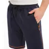 Shorts masculinos por atacado- madhero homens cambiais moda marca encadernos respirável masculino casual cordão curta calça magra