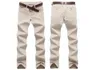 Wholesale Summer Style Men's Long Leisure Pants Male Middle Waist Washed Thin Long Trousers Plus Size