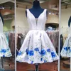 prom vestidos con estampado de flores