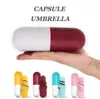 Ombrello tascabile mini ombrello di qualità 4 colori Ombrello da uomo trasparente Ombrelli pieghevoli antivento Ombrello da pioggia compatto