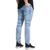 Hurtownia MrPick New Men Ripped Traformed Biker Jeans 2017 Urban Classic 5 Style Chude Hole Ołówek Dźwięty Dżinsy