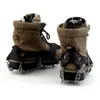 TPR 하이킹 견인 클리트 / 스테이플 들어 눈과 얼음 (18) 치아 스테인레스 스틸 신발 클리트 스테이플 도매 체인