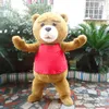 2017 Venda direta da fábrica mascote Teddy bear adultos mostram roupa dos desenhos animados boneca roupa andar adereços até o urso boneca boneca