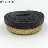 Wellace mode 120 cm Metallic Glitter Shoelaces platte schoenveters snaar voor sneaker Sport laarzen Running Shoelace289K