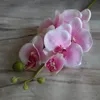 20pcs Arifik Güve Kelebek Orkide Çiçek Phalaenopsis Ekran Sahte Çiçekler Düğün Odası Ev Dekoru 8 Renkler6645560