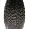 未処理のバージンブラジルのキンキーストレートヘア100g 40pcs自然色ヤキヘアテープで人間の髪の拡張式6548620