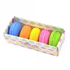 5 Pcs/set Chic Cute Erasers Macaron Rubber Pencil Eraser Students Rewarding Kis Gift Stationery Goods for Office School Supplies