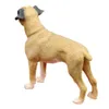 Boxer figurine presentharts hund djur staty handgjorda figuriner dekoration för hem och trädgård cherismas gåvor