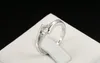 Серебряный сертификат, полный размер, оригинальные однотонные серебряные кольца 925 пробы, набор обручальных колец с бриллиантами 0 5 карат, ювелирные изделия для женщин 5036312Q