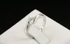 Enviar certificado de plata Tamaño completo Original Sólido 925 Anillos de plata conjunto 0 5 quilates CZ Diamant Anillos de boda Joyería para mujeres 5036218J