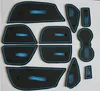 11 STUKS Rood Blauw Rubber Antislip Auto Binnendeur Pad Cup Mat Tank Pad Auto Accessoires Voor Ford voor Focus 2012 D90092743