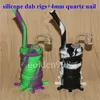 Pipe à eau Silicone Hookah Bongs Dab Rigs 5ml conteneur nectar bubbler bong