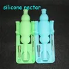 fumer plié portable silicone eau bang silicone nectar bangs en plastique silinectar plate-forme pétrolière clou en titane