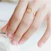 Everfast Wholesale 10pc/Lot Fashion Letter U Line Shaped Simple Cute Rings For Women Girl Can Mix Color EFR045