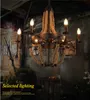 Luxury Retro Rope Industrial Pendant Lamps Edison Vintage Restaurant Living bar Light American Style Nordic Lighting Fixtures