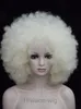 gratis frakt vacker charmig het mode 11 färger afro wig fluffy cosplay anime carnival party peruker hivision # 6018