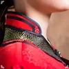 Bühnenkleidung Mongolisches Tanzkostüm für Frauen Chinesische Kleider Qipao-Kleidung Klassische traditionelle Grasland-Nationaltracht