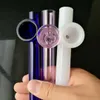 Accessori per bong con camino a imbuto colorato, Bruciatore a olio unico Bong in vetro Tubi Tubi per l'acqua Tubi in vetro Impianti petroliferi Fumatori con contagocce