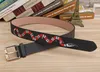 Couleur noire luxe haute qualité Designer ceintures mode serpent animal motif boucle ceinture hommes femmes ceinture ceinture pour cadeau
