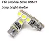 Auto Stylig 2 stks T10 5050 6SMD CANBUS Breedte Licht Auto Interieur LED Strobe Leeslamp DC12V Crystal Light Markeer geen waarschuwing