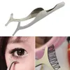 Partihandel Nya Hot Silver False Eyelash Extension Remover Applicator Nipper Tweezer Clip Makeup Tool Gratis frakt