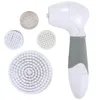 Electric Facial Brush Cleanser Massager Skrubber Ansikte Rengöring Borstar Spa Face Skin Care Device Kits med lådpaket