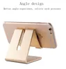 Support de table de table de téléphone portable de bureau, support de support d'aluminium avancé d'épaisseur de 4 mm pour téléphone mobile (toutes tailles) et tablette