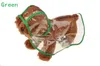 Commercio all'ingrosso - Trasparente Cane impermeabile impermeabile poncho per animali domestici con cappuccio poncho per animali domestici vestiti per cani Abbigliamento giorno di pioggia IA004